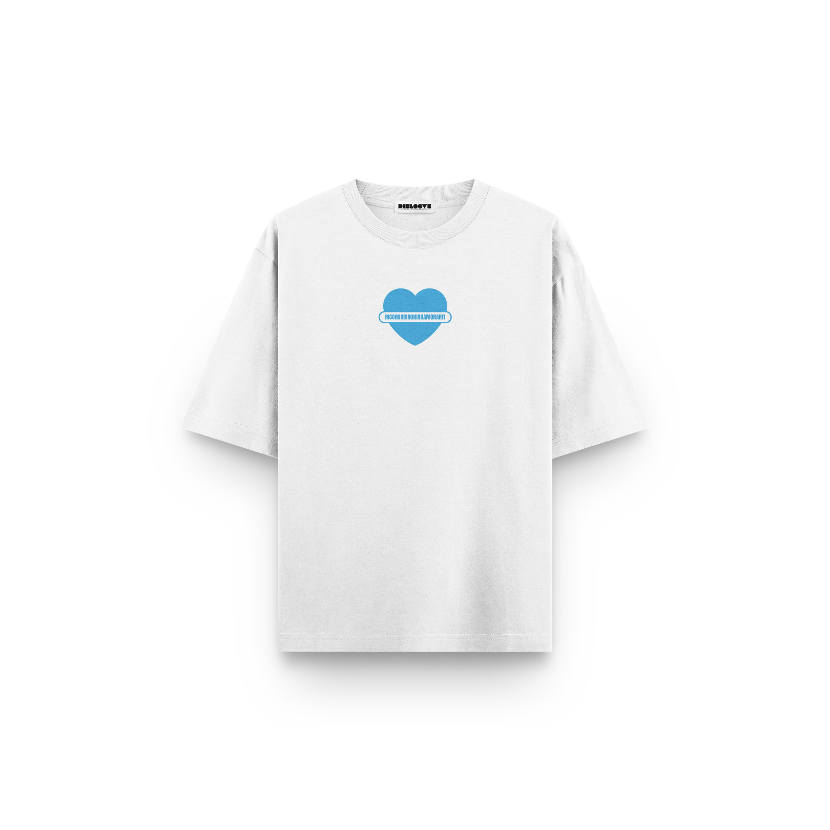 T-SHIRT BIANCA BOXY LOGO