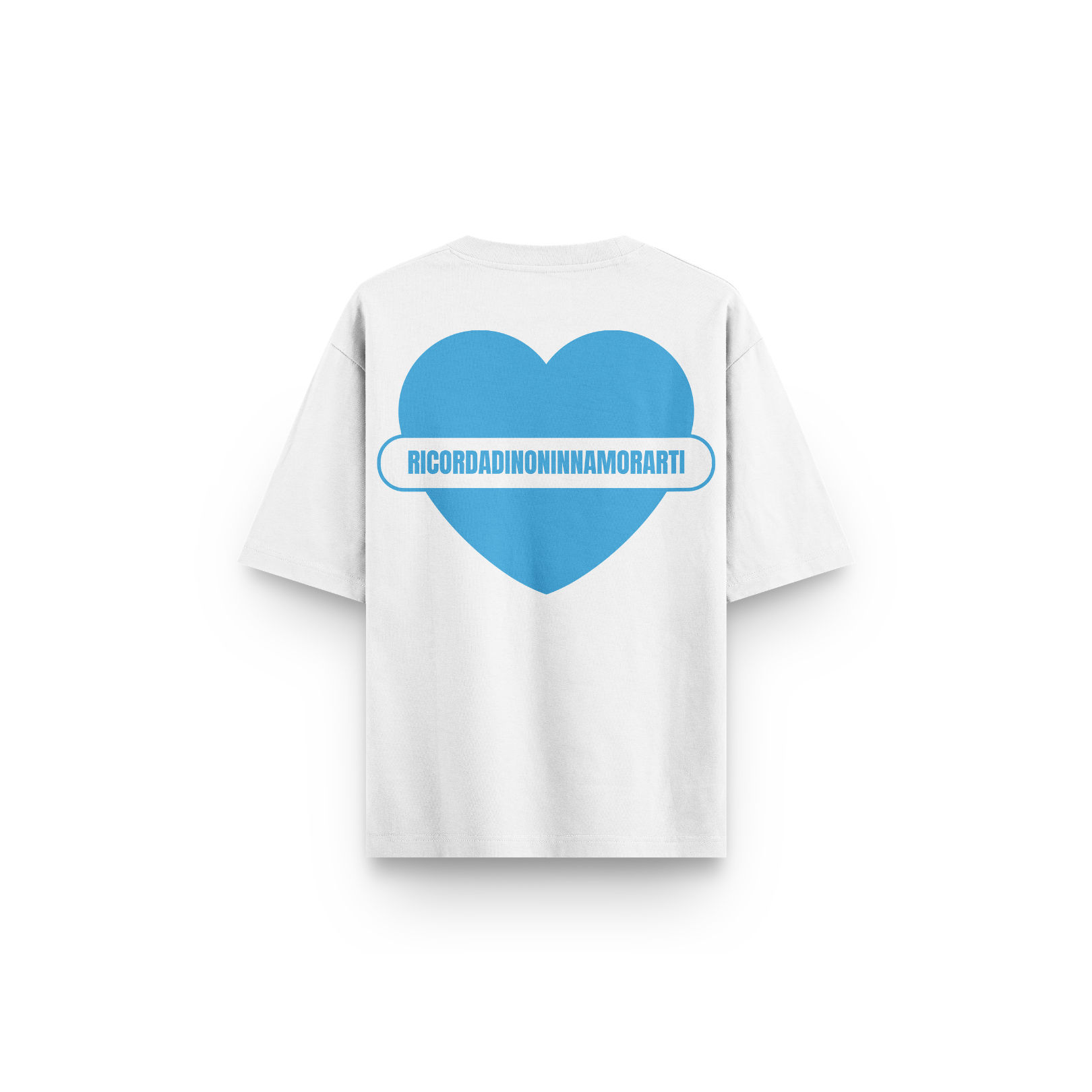 T-SHIRT BIANCA BOXY LOGO