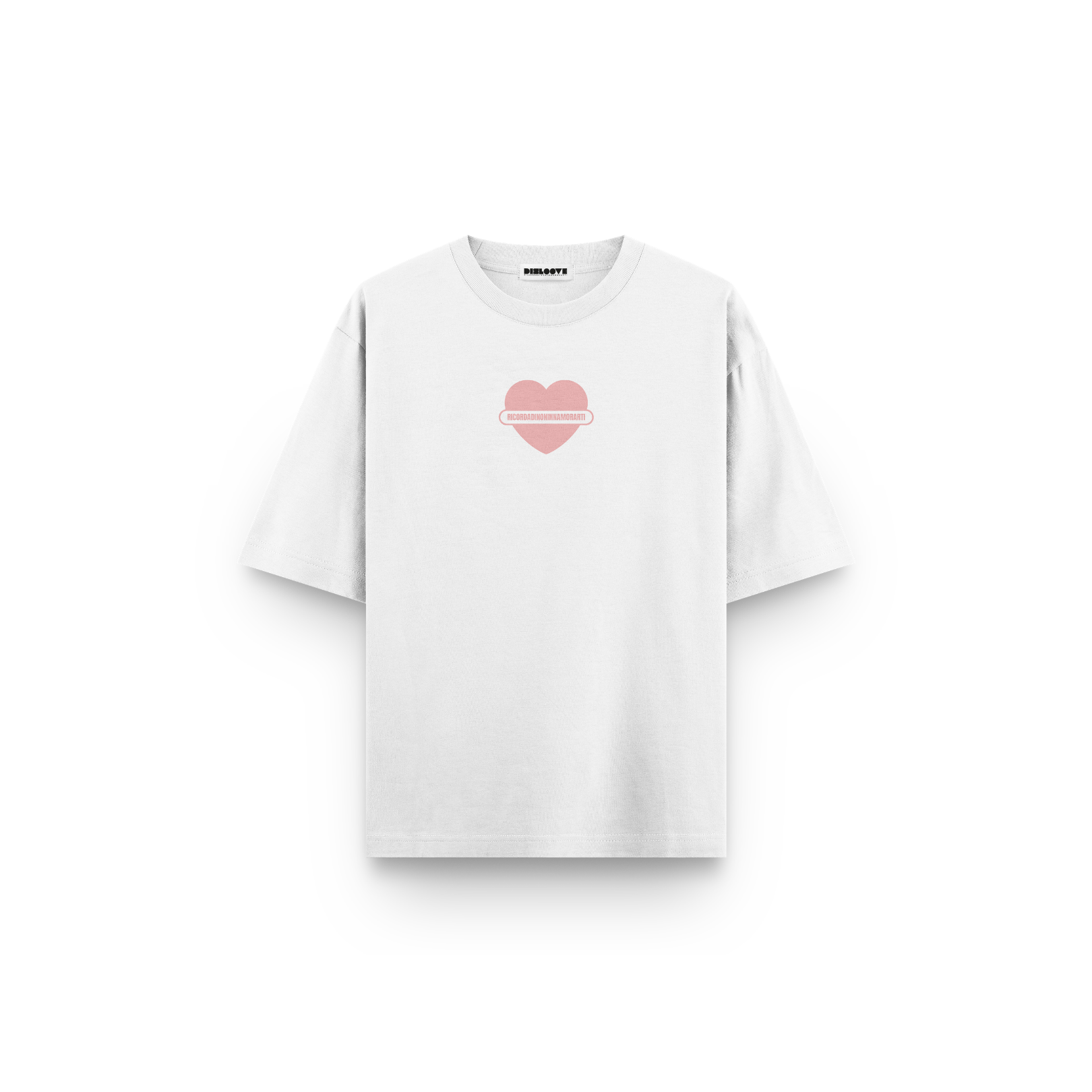 T-SHIRT BIANCA BOXY LOGO