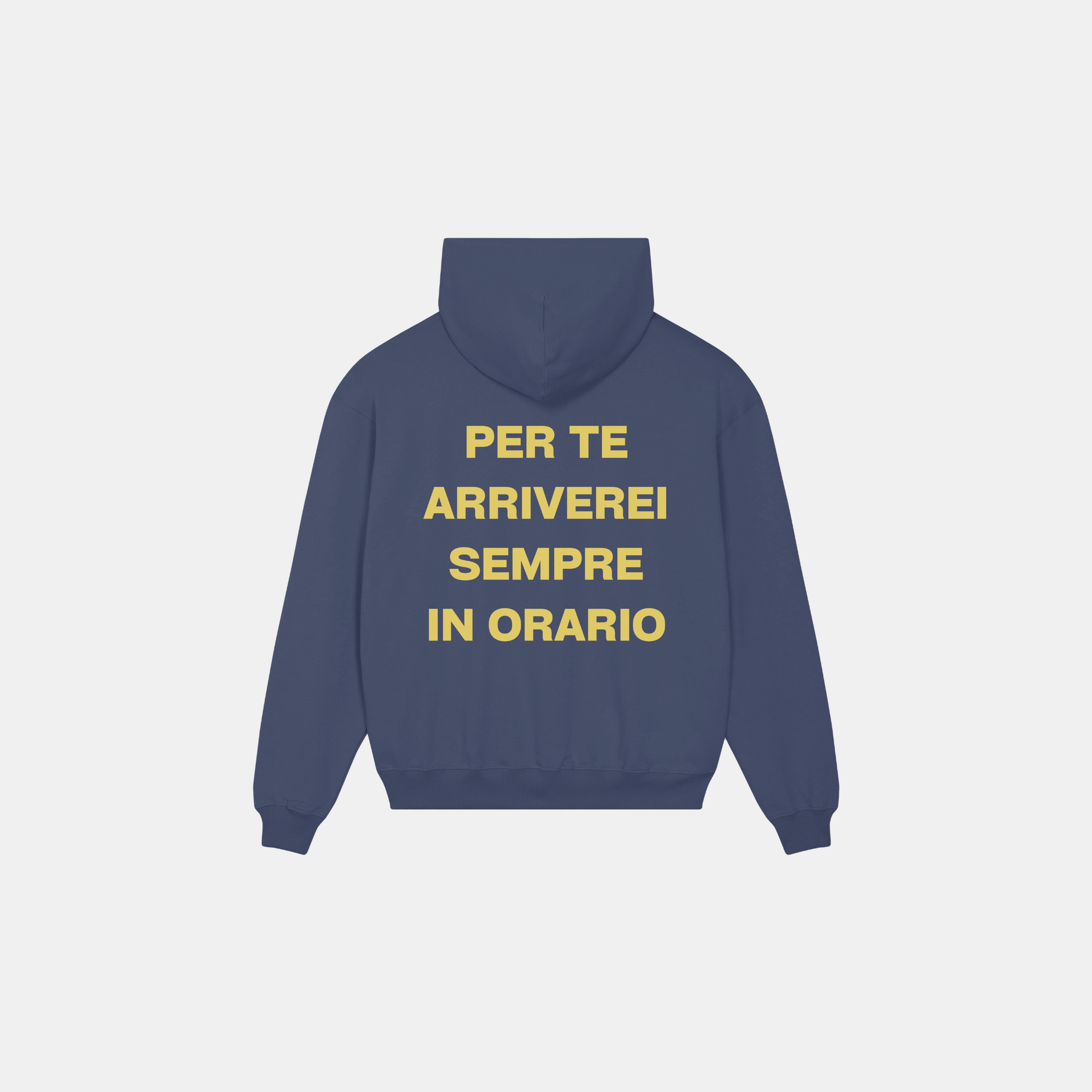 HOODIE PER TE ARRIVEREI SEMPRE IN ORARIO GRIGIA