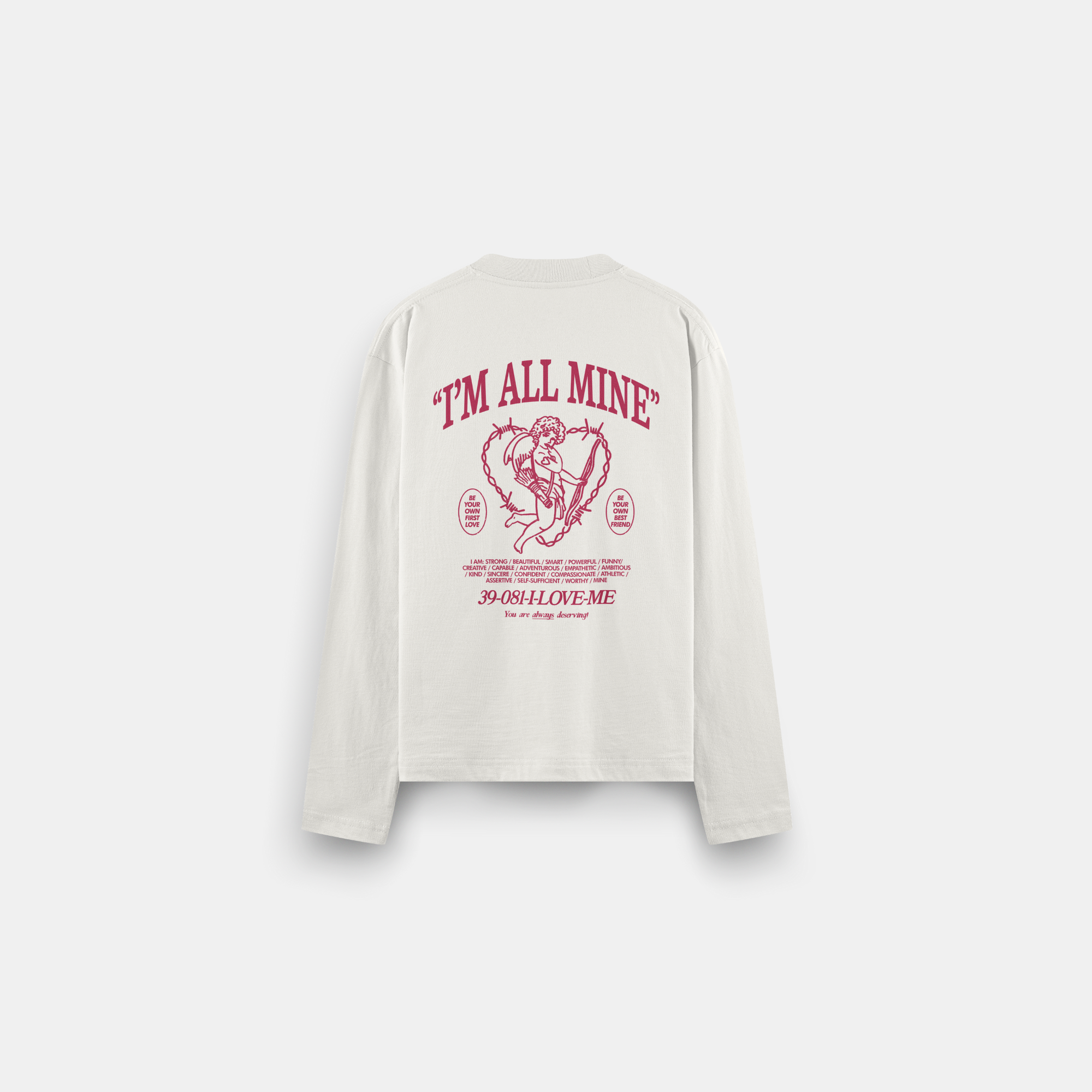 LONGSLEEVE BIANCA I'M ALL MINE