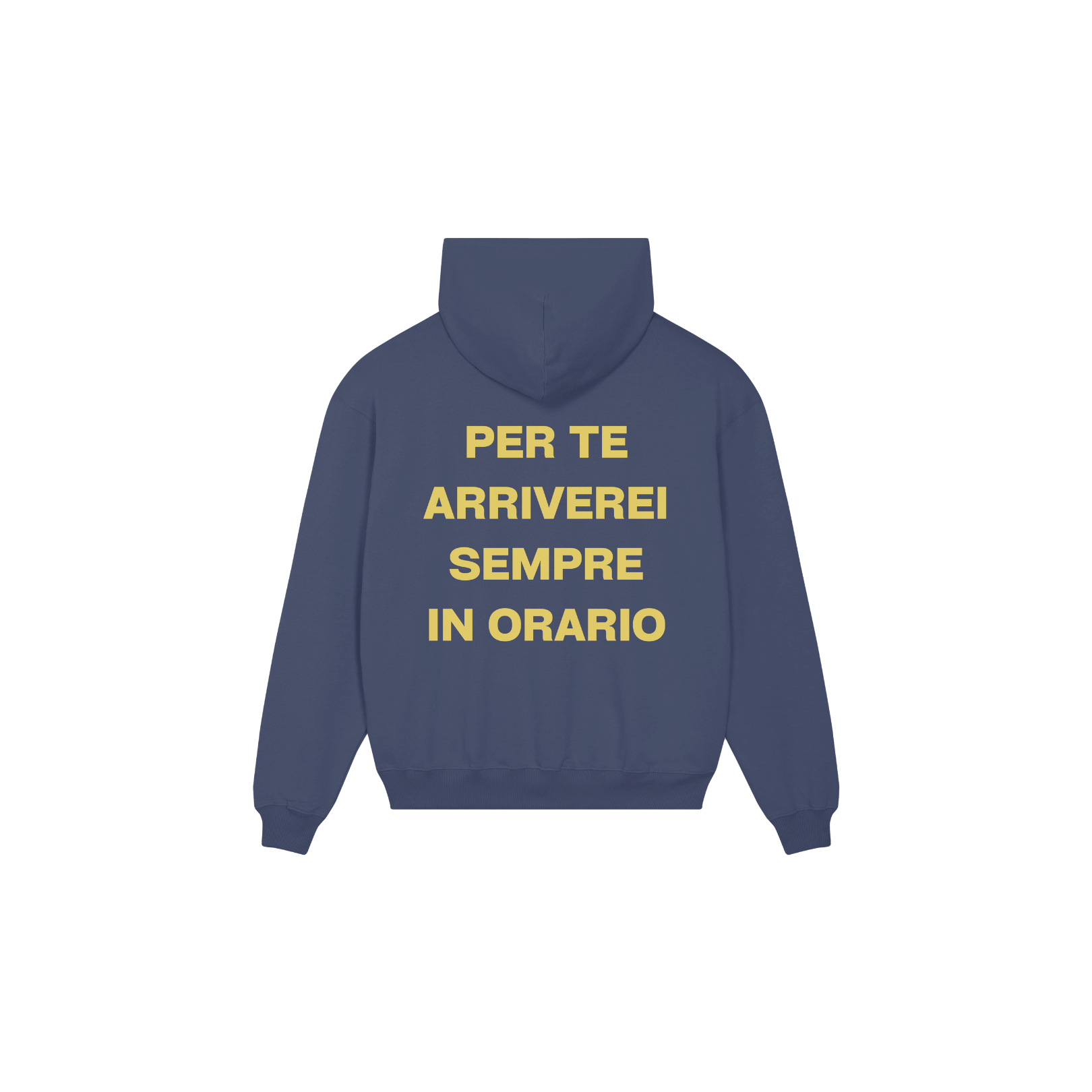 HOODIE PER TE ARRIVEREI SEMPRE IN ORARIO GRIGIA