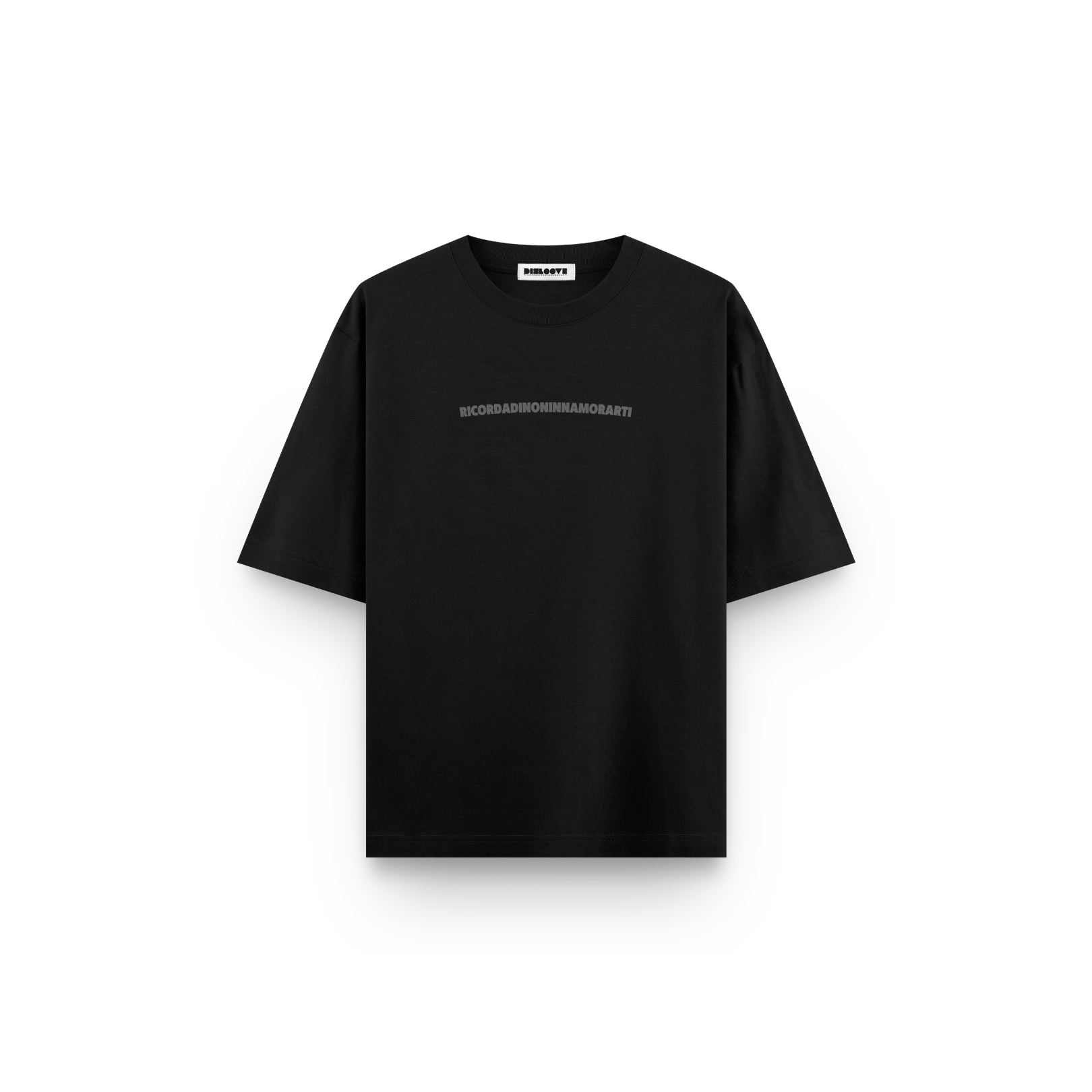 T-SHIRT NERA SE TI INNAMORI SONO C***I TUOI