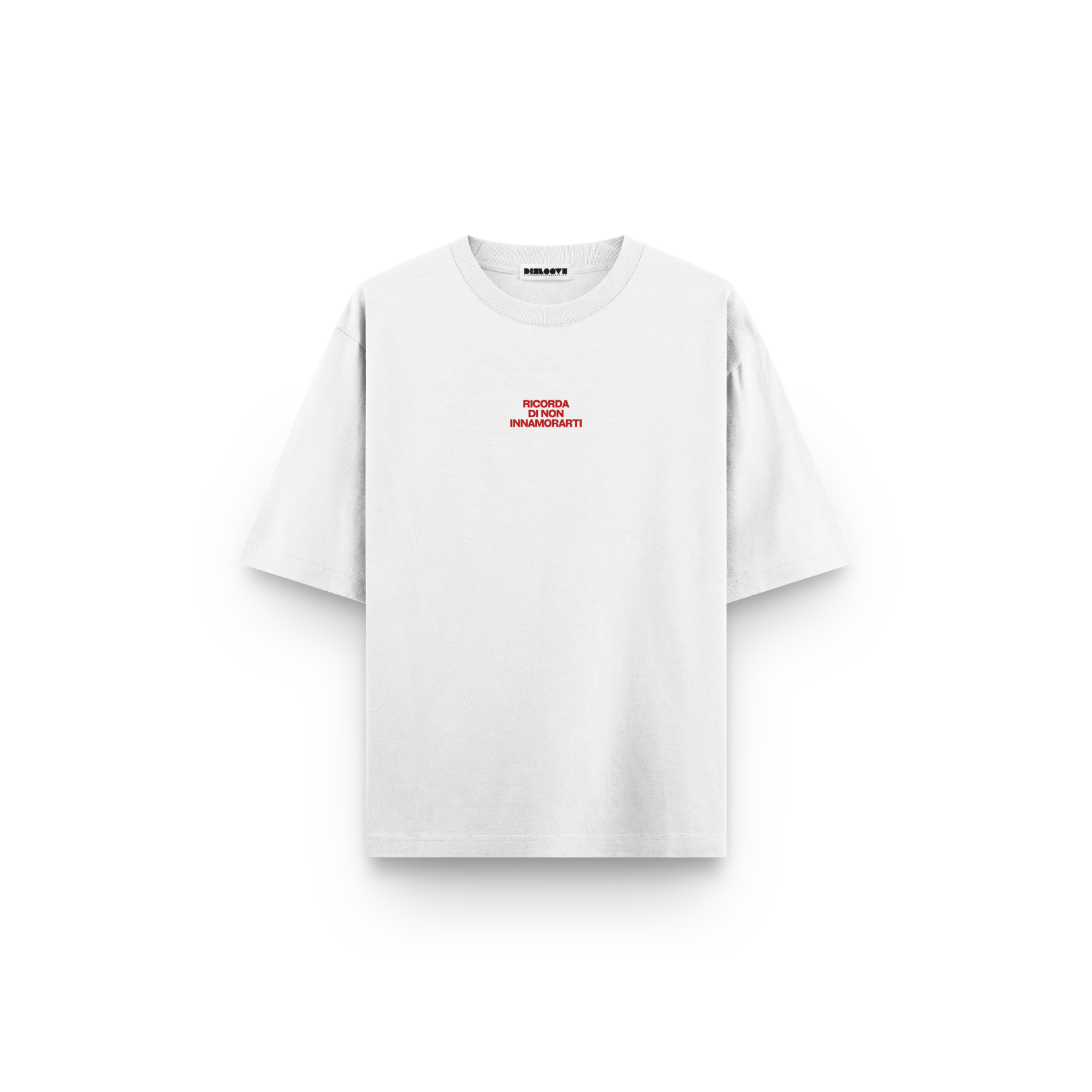 T-SHIRT BIANCA CUPIDO RICORDA DI NON INNAMORARTI
