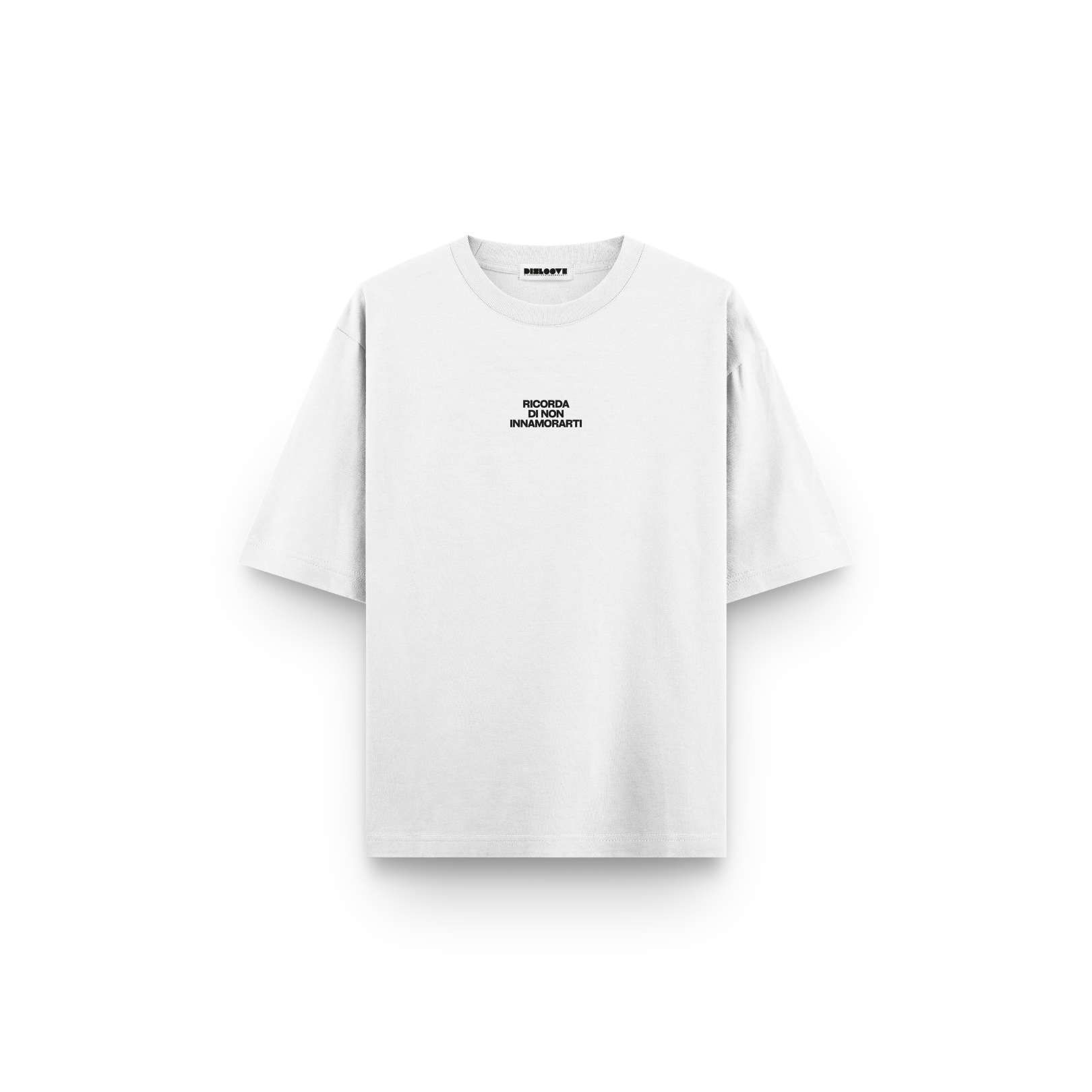 T-SHIRT BIANCA CUPIDO RICORDA DI NON INNAMORARTI