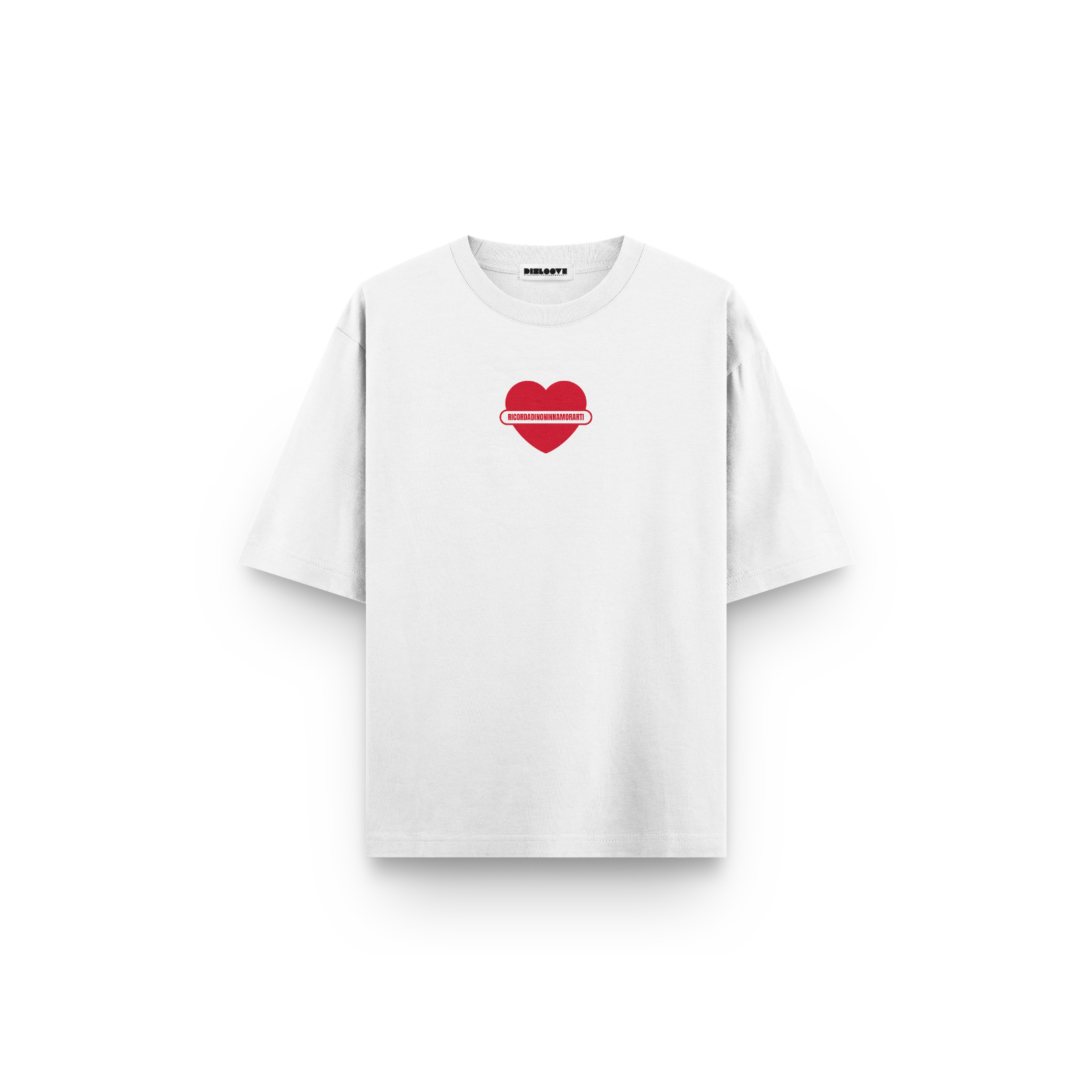 T-SHIRT BIANCA BOXY LOGO