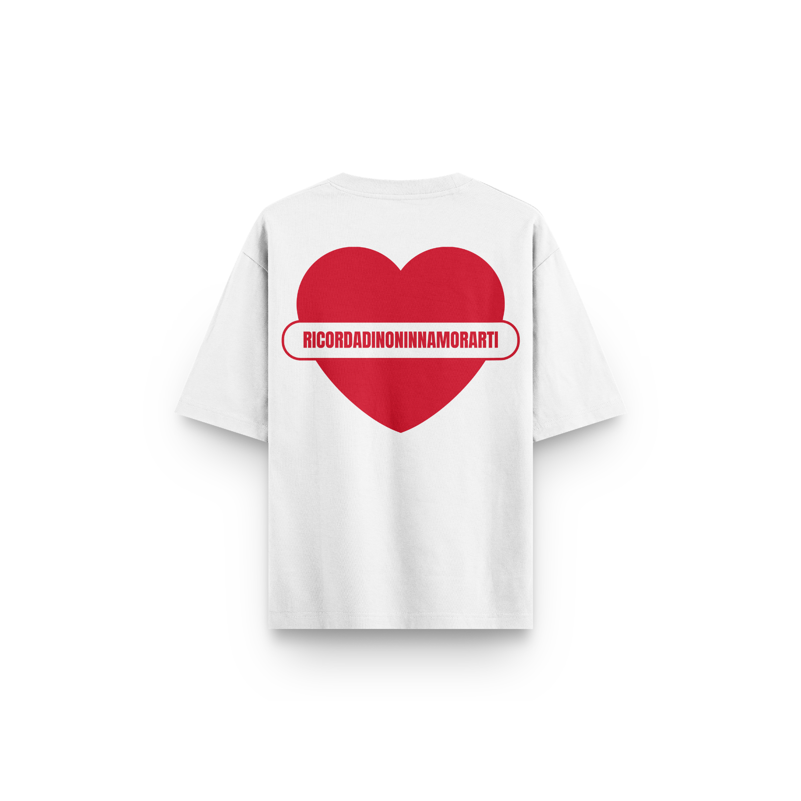 T-SHIRT BIANCA BOXY LOGO