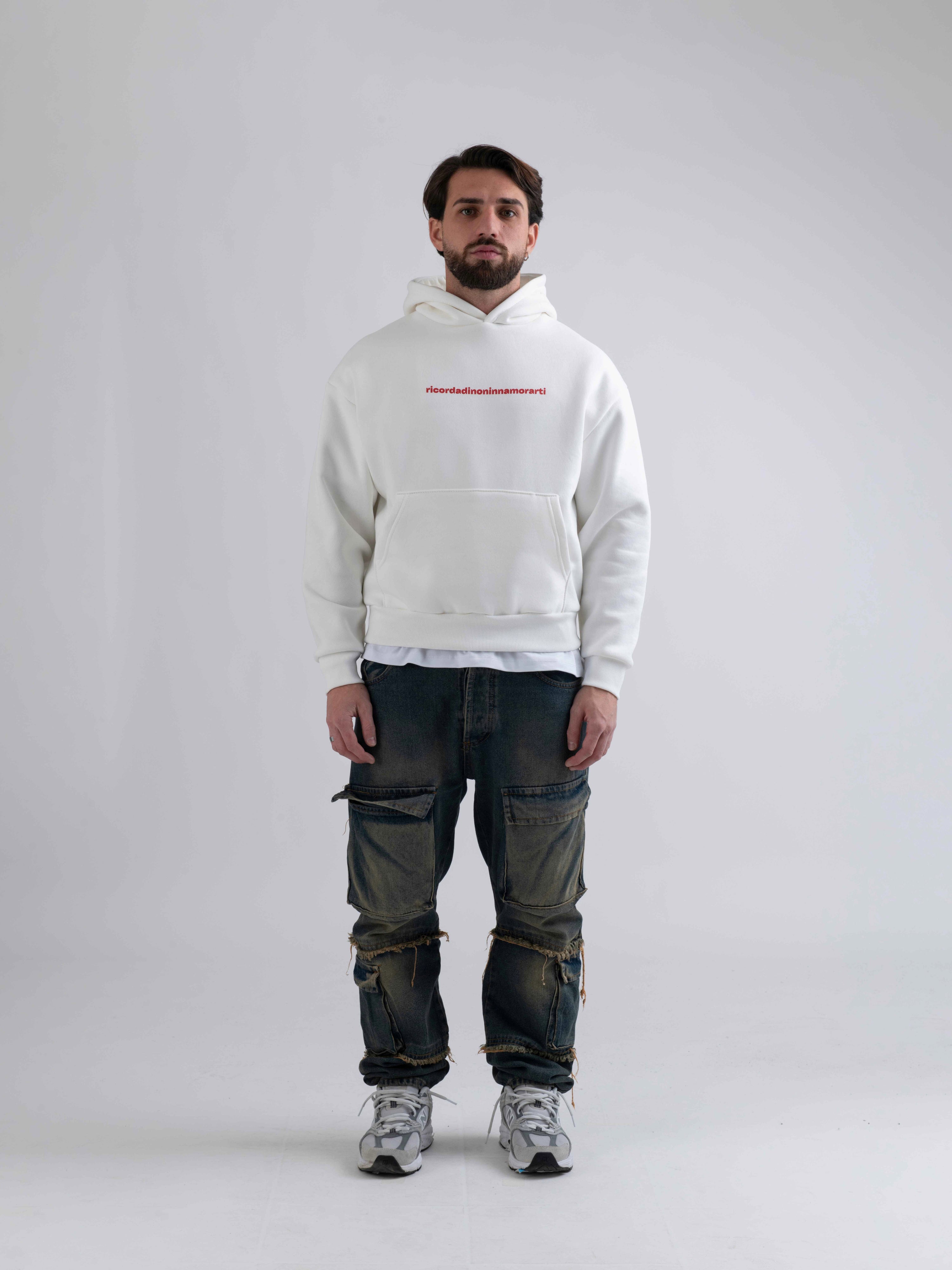 HOODIE FOR YOU I WOULD ALWAYS ARRIVE ON TIME WHITE