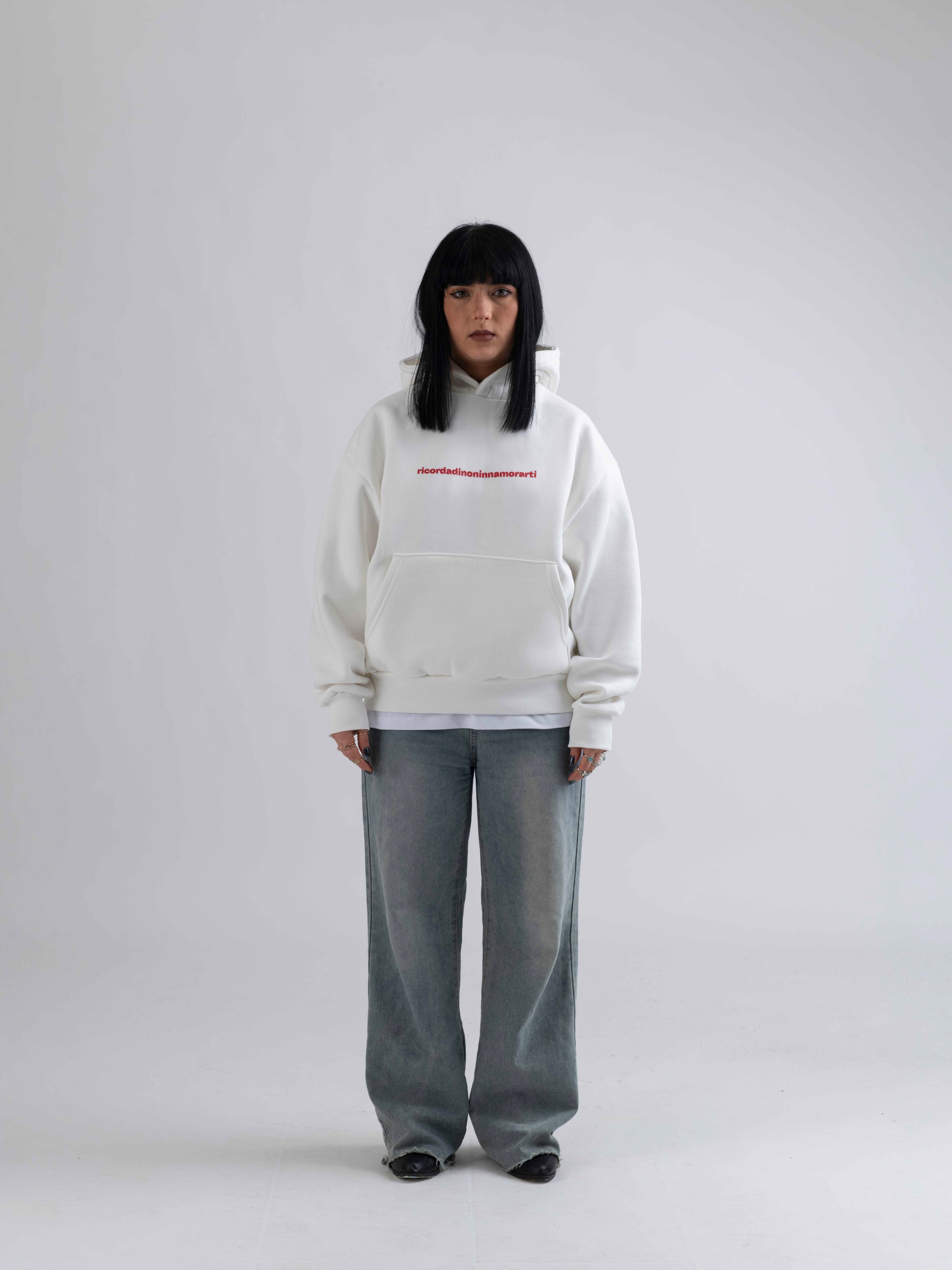 HOODIE FOR YOU I WOULD ALWAYS ARRIVE ON TIME WHITE