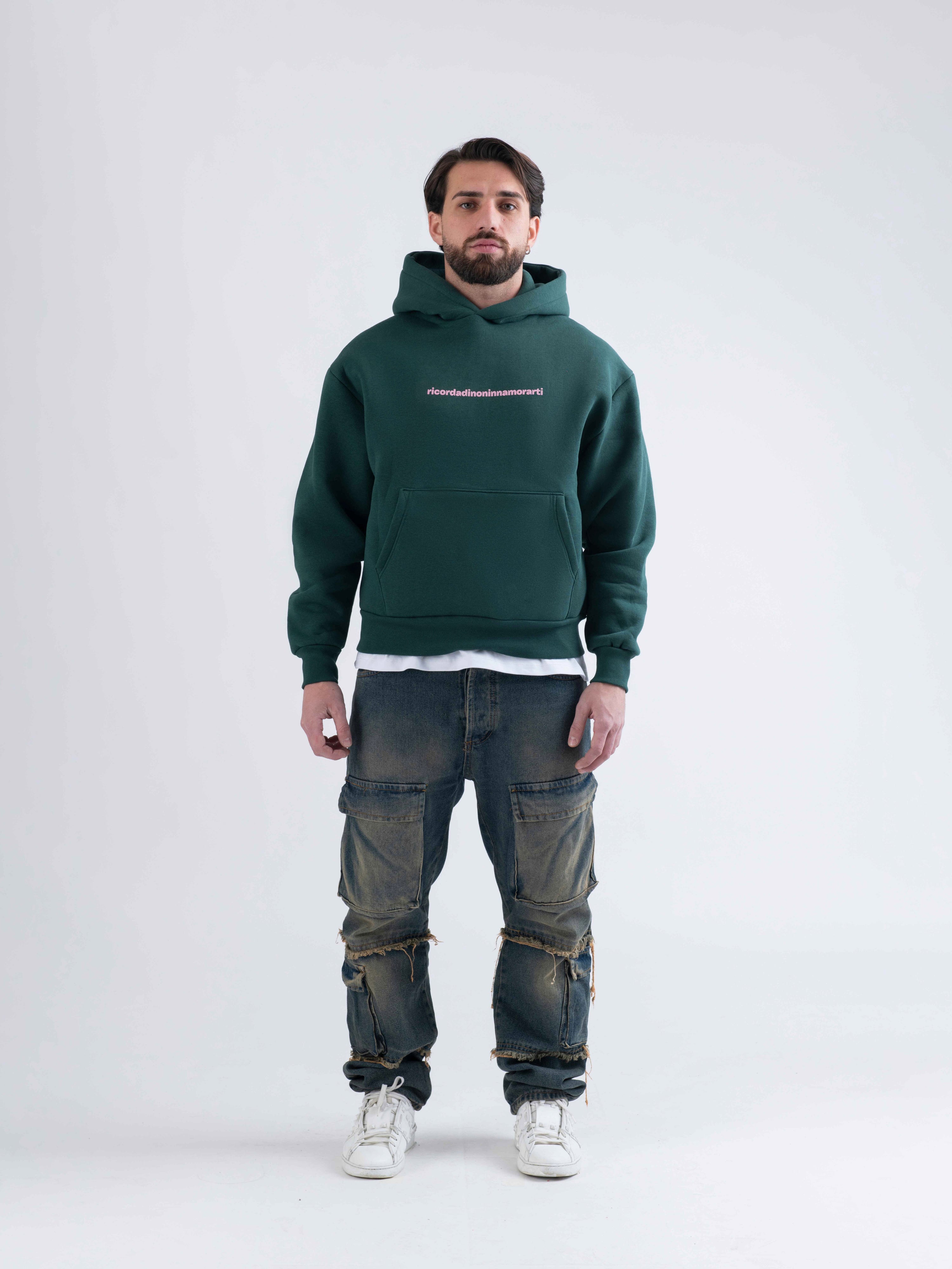 HOODIE PER TE ARRIVEREI SEMPRE IN ORARIO VERDE