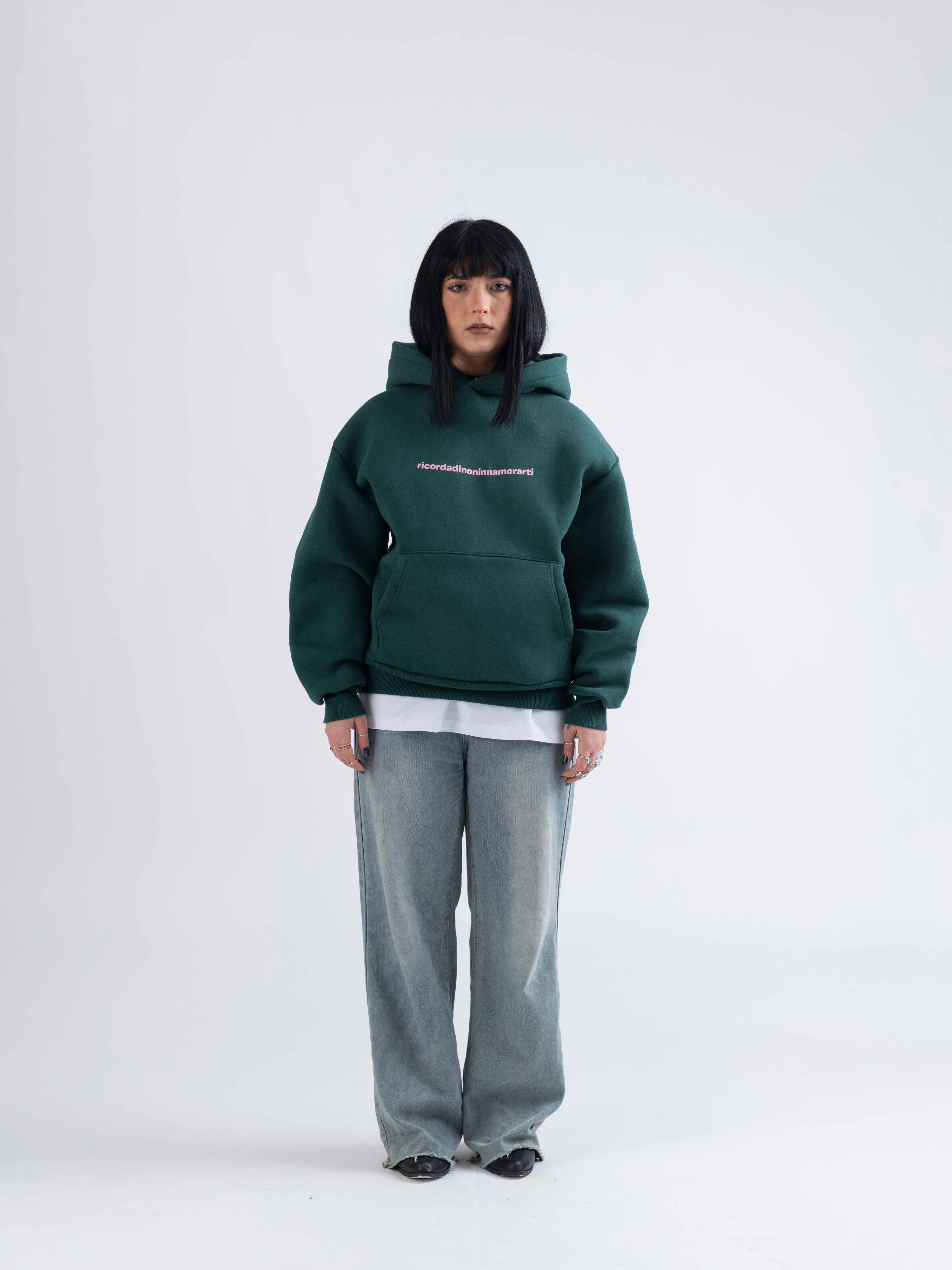 HOODIE PER TE ARRIVEREI SEMPRE IN ORARIO VERDE