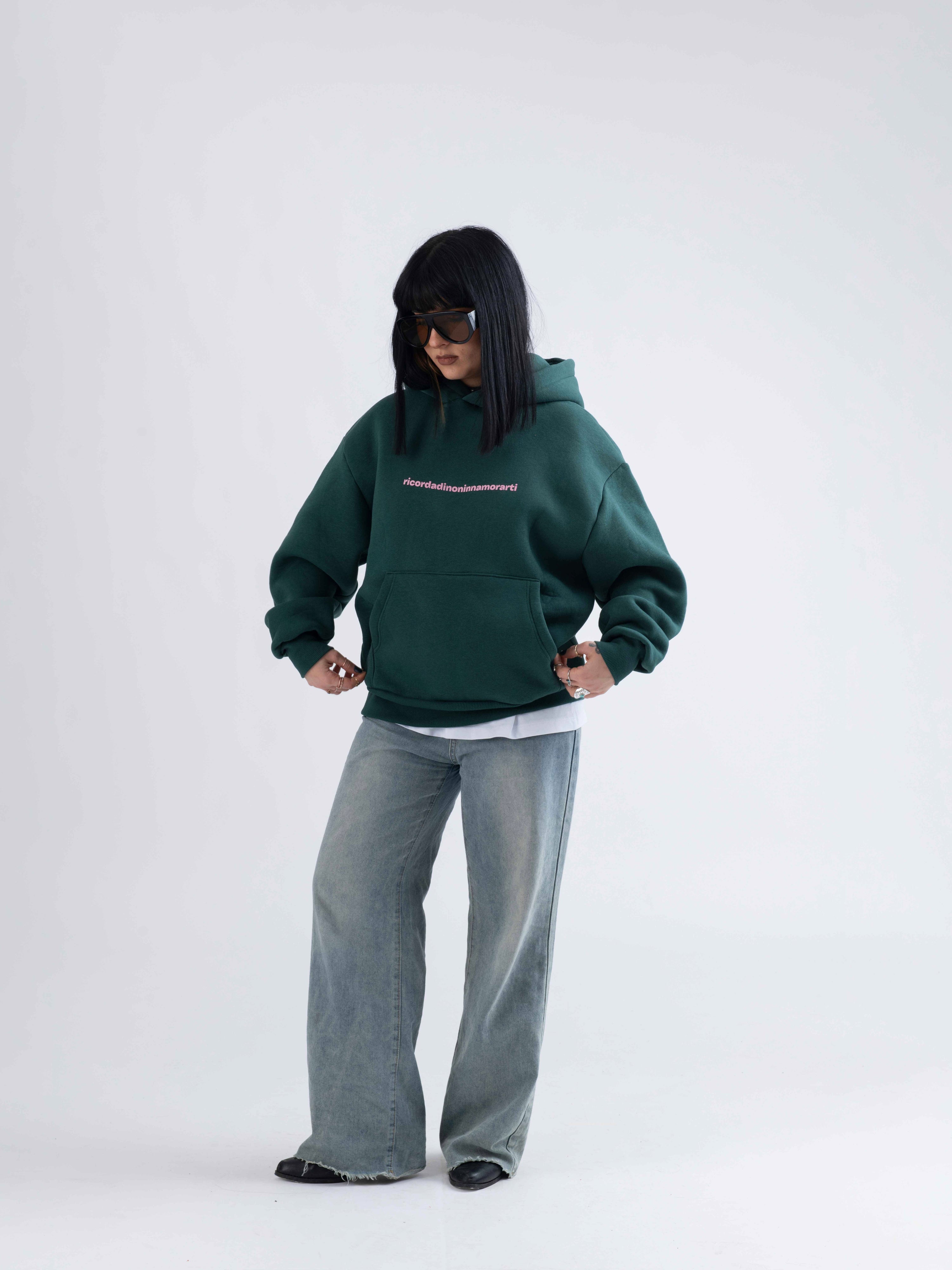 HOODIE PER TE ARRIVEREI SEMPRE IN ORARIO VERDE