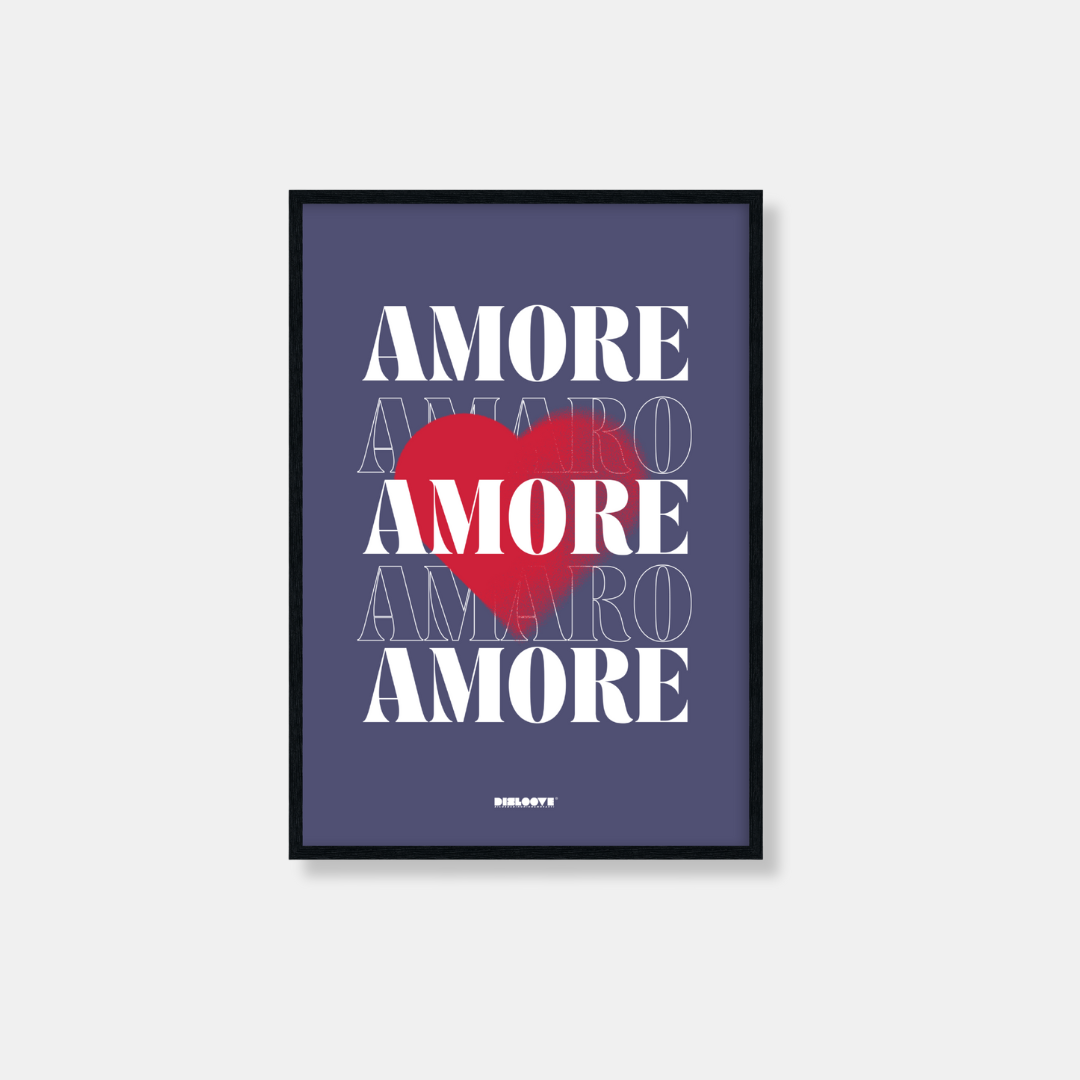 POSTER AMORE AMARO