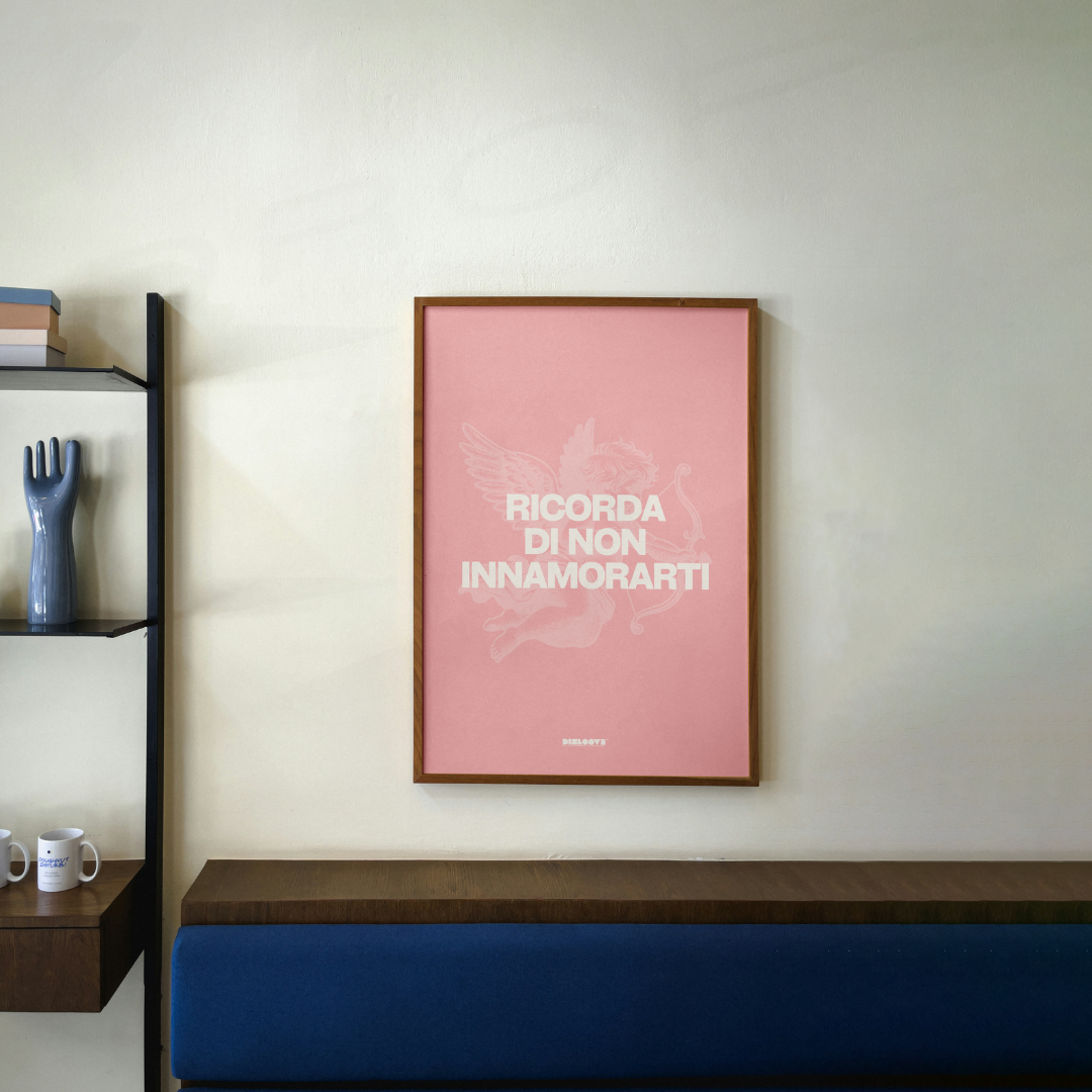 POSTER CUPIDO RICORDA DI NON INNAMORARTI