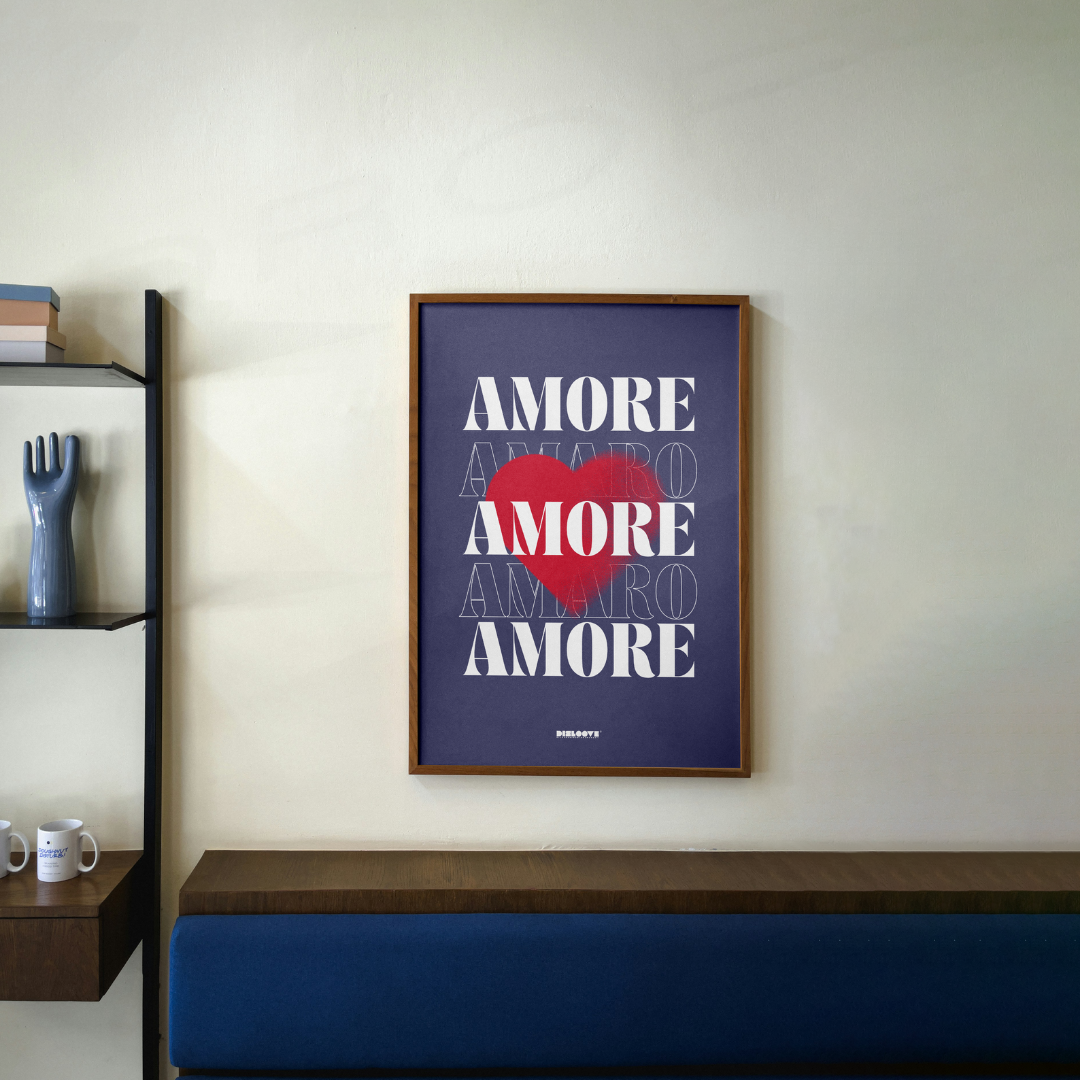 POSTER AMORE AMARO