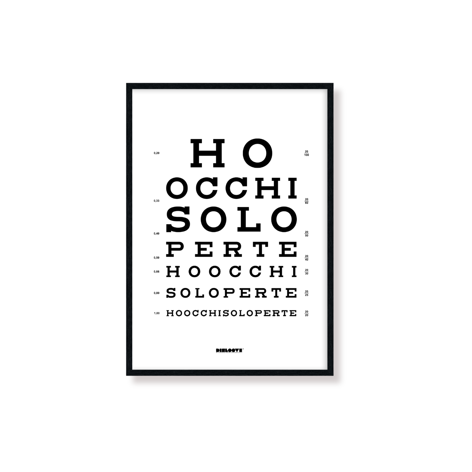 POSTER HO OCCHI SOLO PER TE