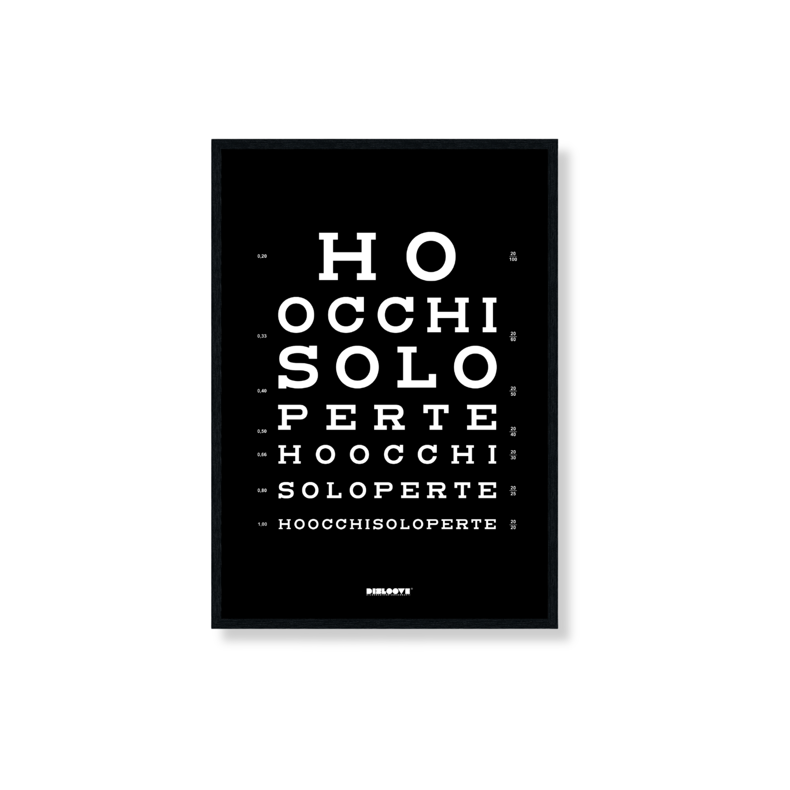 POSTER HO OCCHI SOLO PER TE