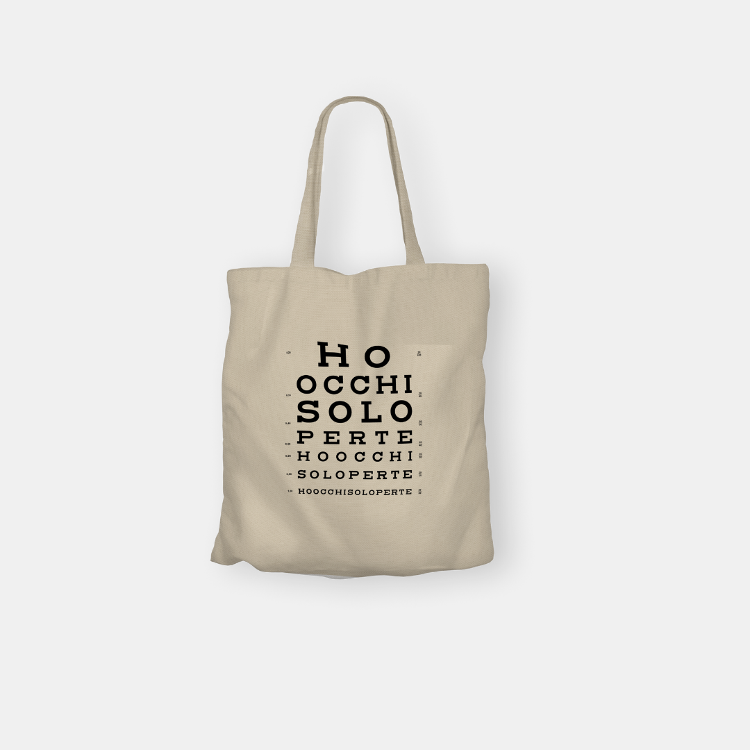 TOTE BAG HO OCCHI SOLO PER TE