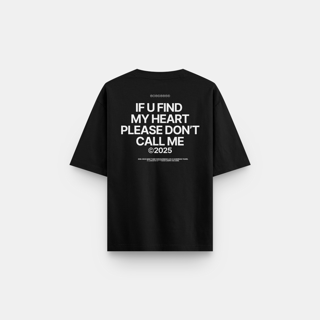 OVERSIZE T-SHIRT TONIGHT I'M PASSING BY YOUR HOUSE