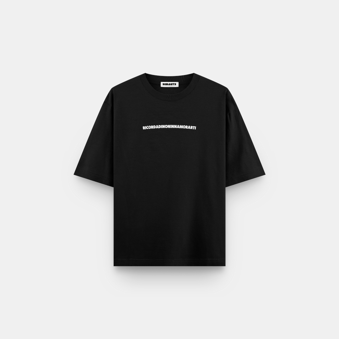 T-SHIRT NERA SE TI INNAMORI SONO C***I TUOI